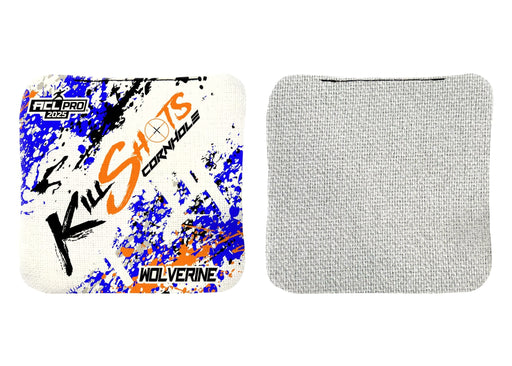 Bags USA Splatter / Yes (+$15) Killshots Cornhole | Wolverine Series | Stock Designs | 2025 ACL Pro Cornhole Bags