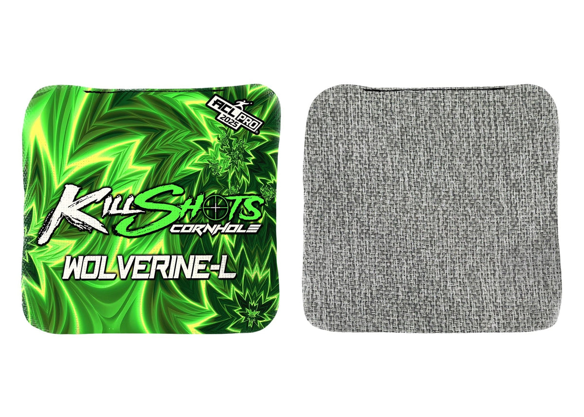 Bags Killshots Cornhole | Wolverine-L Series | Limited Designs | 2025 ACL Pro Cornhole Bags
