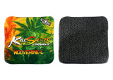 Bags 420 Rasta Swirl / Yes (+$15) Killshots Cornhole | Wolverine-L Series | Limited Designs | 2025 ACL Pro Cornhole Bags