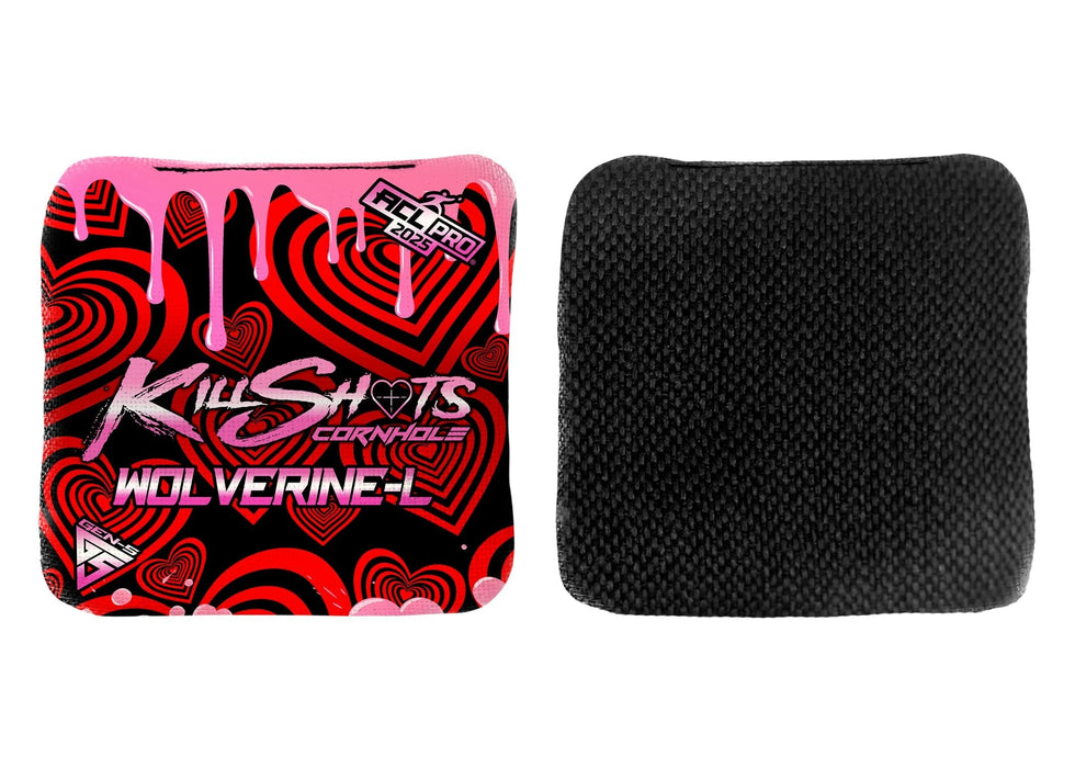 Killshots Cornhole | Wolverine-L Series | Limited Designs | 2025 ACL Pro Cornhole Bags