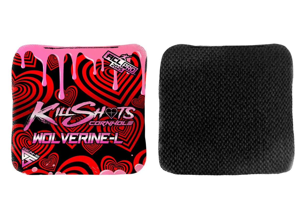 Bags Killshots Cornhole | Wolverine-L Series | Limited Designs | 2025 ACL Pro Cornhole Bags