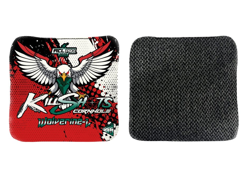 Bags CDM Eagle / Yes (+$15) Killshots Cornhole | Wolverine-L Series | Limited Designs | 2025 ACL Pro Cornhole Bags