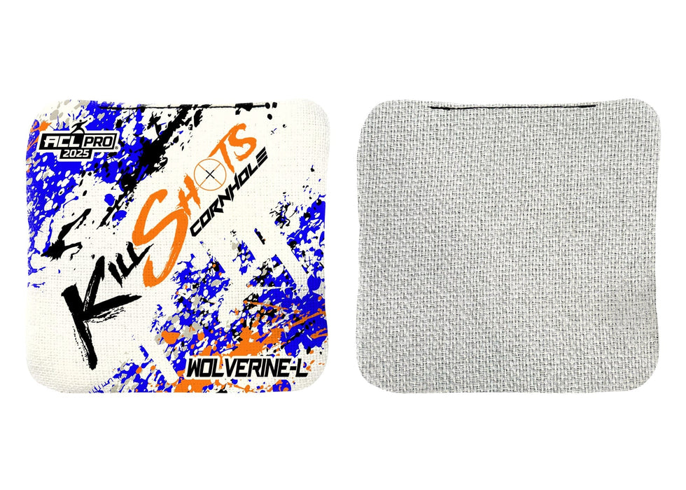 Bags Splatter Knick / No Killshots Cornhole | Wolverine-L Series | Stock Designs | 2025 ACL Pro Cornhole Bags