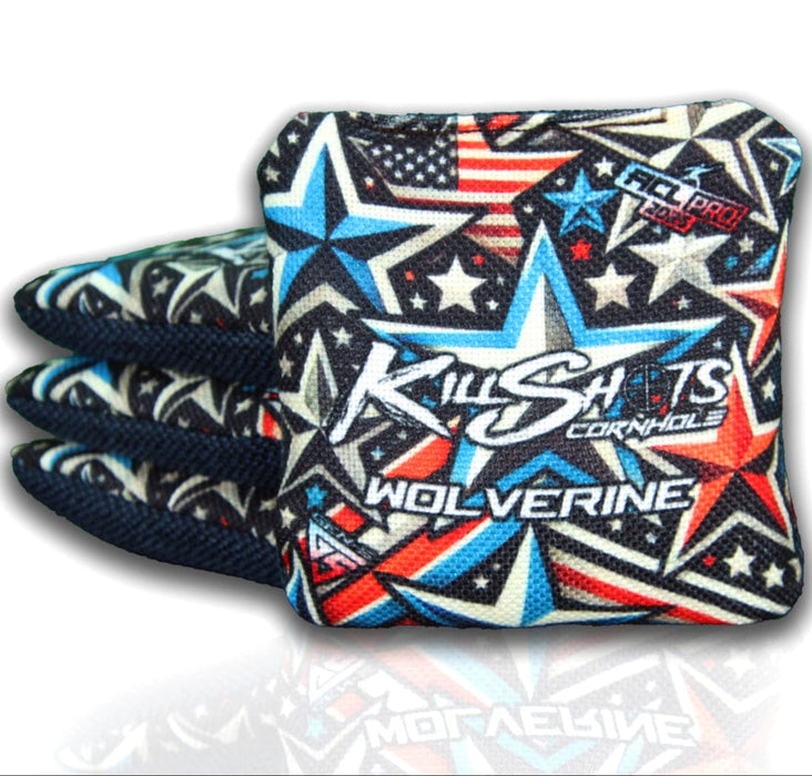 Killshots Cornhole | Wolverine Series | Limited Designs | 2025 ACL Pro Cornhole Bags