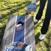 Recreational Cornhole Set World Series of Cornhole Recreational Cornhole Set - WSOC Gray and Blue Stripes Boards with Red and Blue Bags
