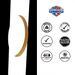 Recreational Cornhole Set World Series of Cornhole Recreational Cornhole Set - Black and White Stripes Boards with Black and White Bags