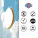Recreational Cornhole Set World Series of Cornhole Recreational Cornhole Set - Kenai Fjords National Park Daytime Boards with Red and Royal Blue Bags