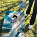 Recreational Cornhole Set World Series of Cornhole Recreational Cornhole Set - Yellowstone Old Faithful National Park Daytime Boards with Red and Royal Blue Bags