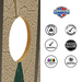 Recreational Cornhole Set World Series of Cornhole Recreational Cornhole Set - Wilderness Sasquatch Boards with Red and Royal Blue Bags
