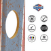 Recreational Cornhole Set World Series of Cornhole Recreational Cornhole Set - Animated Sasquatch Boards with Red and Royal Blue Bags