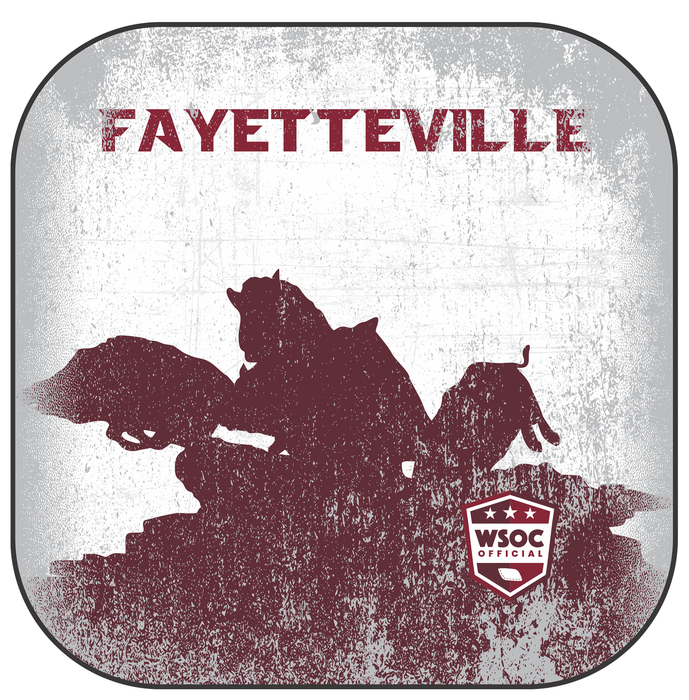 Arkansas Razorbacks Fayetteville - 6 Inch WSOC Official Pro Cornhole Bags