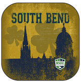 Notre Dame Fighting Irish South Bend - 6 Inch WSOC Official Pro Cornhole Bags