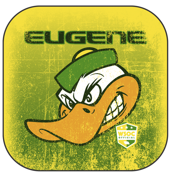 Oregon Ducks Eugene - 6 Inch WSOC Official Pro Cornhole Bags