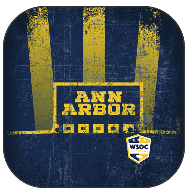 Michigan Wolverines Ann Arbor - 6 Inch WSOC Official Pro Cornhole Bags