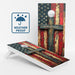 Weather Proof American Flag Cross Cornhole Boards