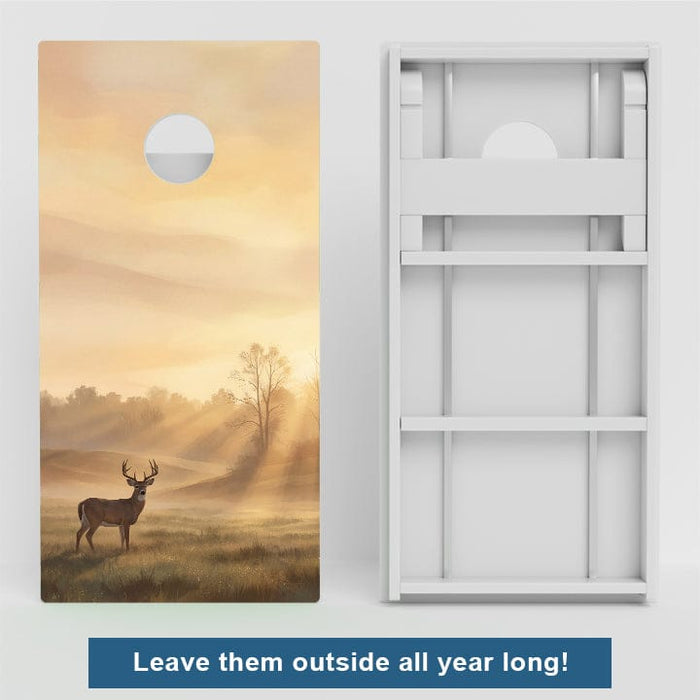 Boards Sunrise Deer Weather Proof Cornhole Boards