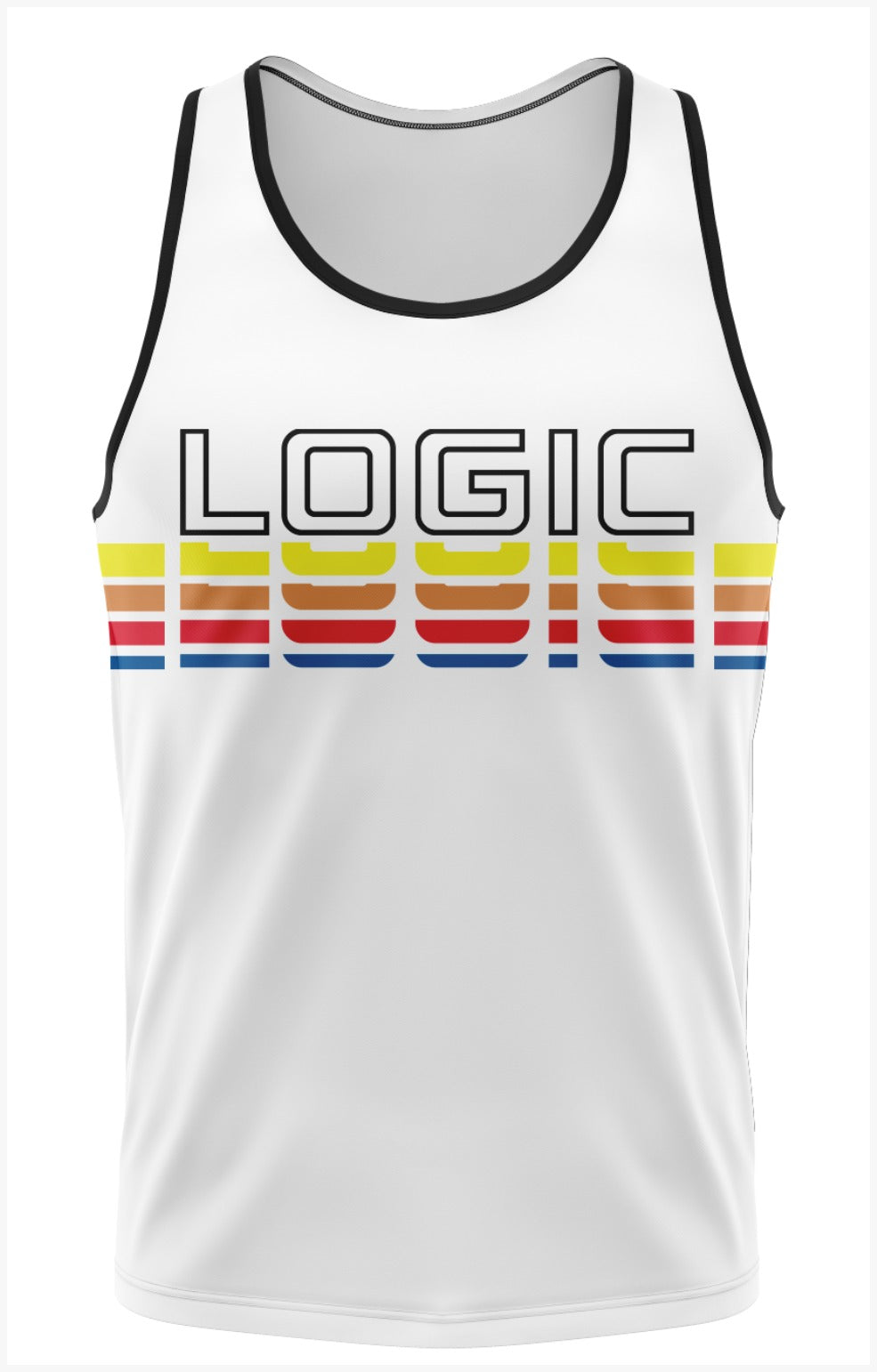 Logic Retro Sunset Mesh Tank Top - Ships in 3-4 Weeks