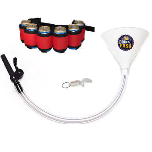 Beer Funnel Party Pack – Funnel, Shotgun Key Chain & Beer Belt