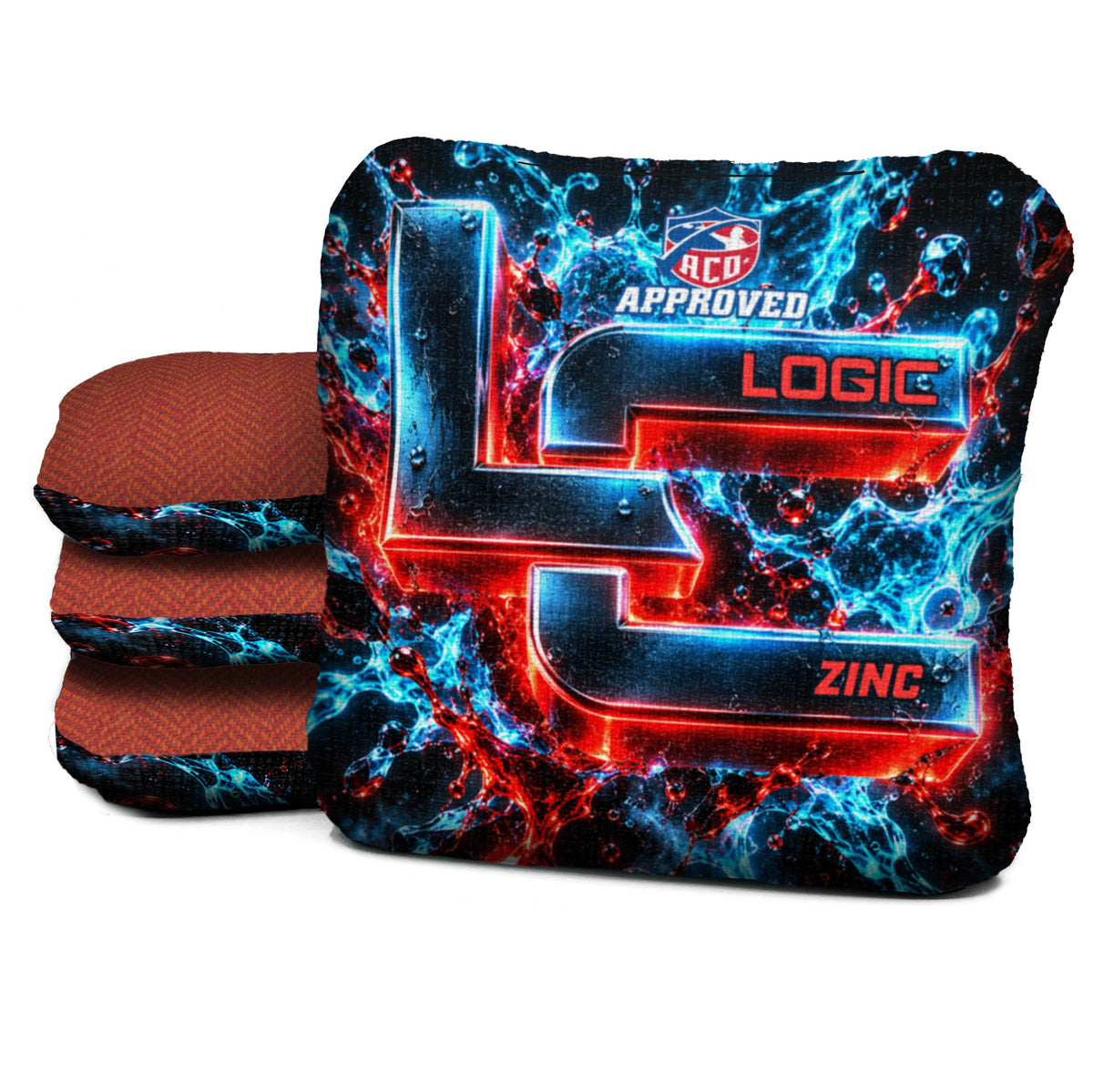 Chrome Splash - Cornhole Bags - Multiple Series - Set of 4