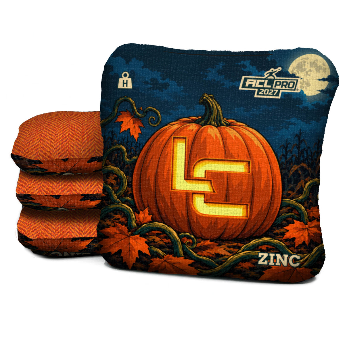 Carved LC - Halloween Cornhole Bags - Multiple Bag Series - Set of 4