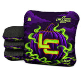 Neon Carved LC - Halloween Cornhole Bags - Multiple Bag Series - Set of 4