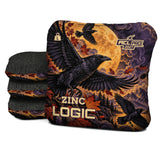 Raven Harvest Moon - Halloween Cornhole Bags - Multiple Bag Series - Set of 4