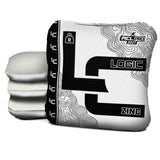 Contour White Black Cornhole Bags - Multiple Series - Set of 4