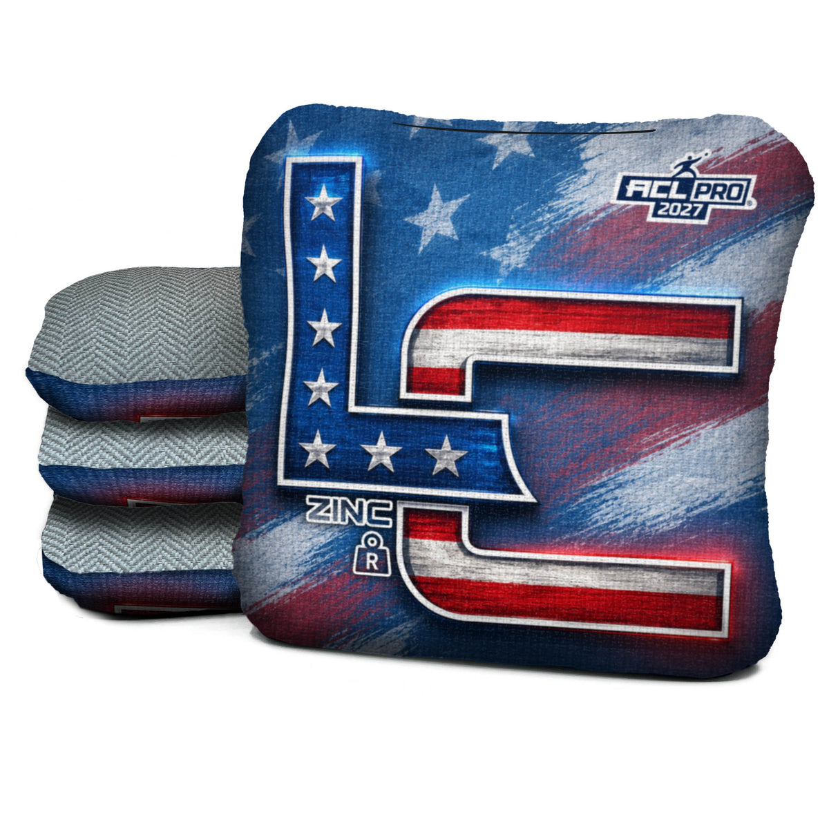 FLAG STREAK LC - ACL PRO 2027 / ACL COMP Bags - Multiple Series - Logic Cornhole