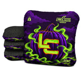 Neon Carved LC - Halloween Cornhole Bags - Multiple Bag Series - Set of 4