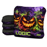 Neon Jack - Halloween Cornhole Bags - Multiple Bag Series - Set of 4