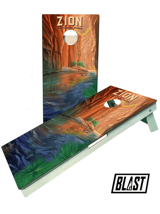 cornhole boards Zion National Park Cornhole Set