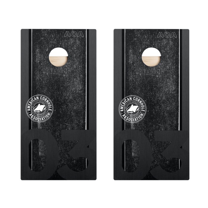 ACA Logo Black Grunge Star Cornhole Boards