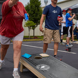 ACA Logo Black Grunge Star Cornhole Boards