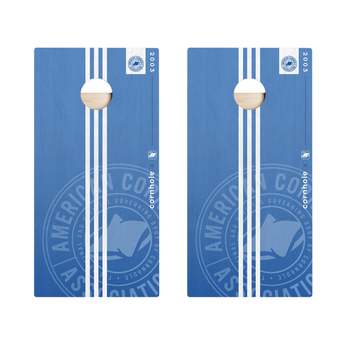 ACA Logo Racer Stripes Star Cornhole Boards