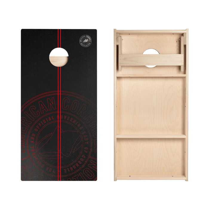 ACA Logo Red Stripes Star Cornhole Boards