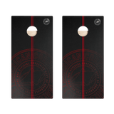 ACA Logo Red Stripes Star Cornhole Boards