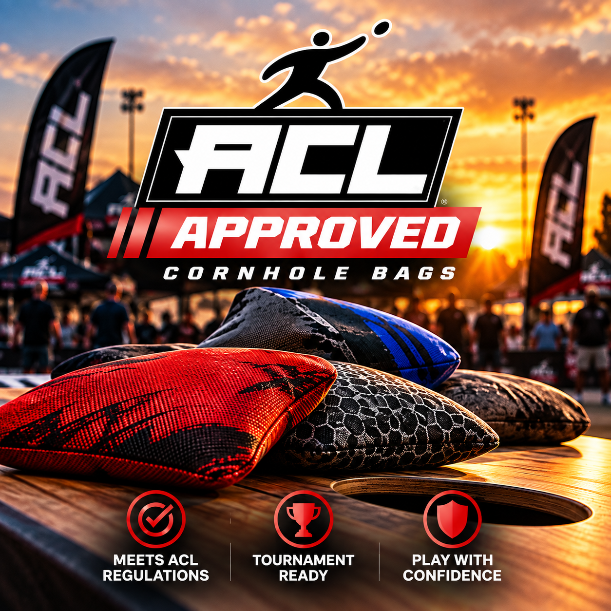 ACL-APPROVED CORNHOLE BAGS