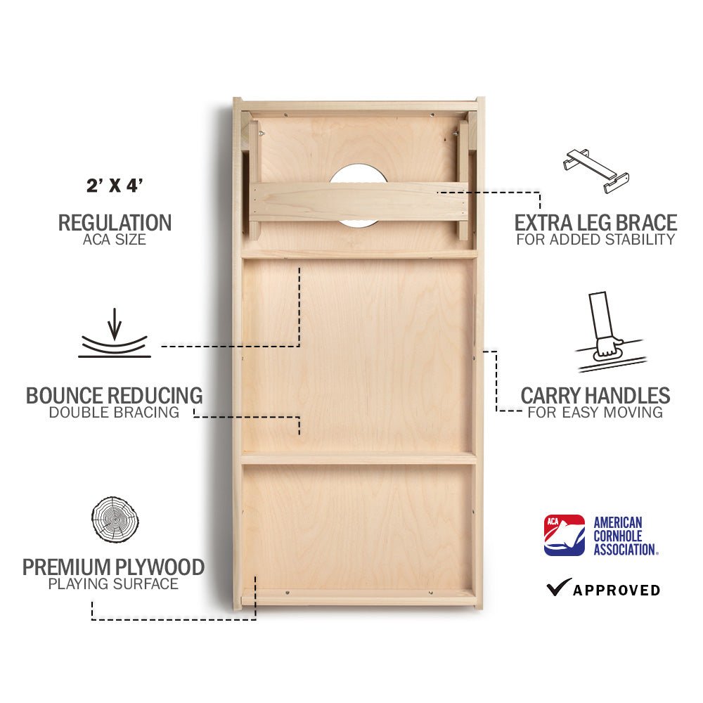 Airmail Stamp Star Cornhole Boards