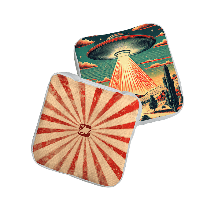 Alien Ambush Orange NXT Lumi-Tek Cornhole Bags