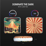 Alien Ambush Orange NXT Lumi-Tek Cornhole Bags