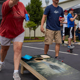 Alien Sasquatch Star Cornhole Boards