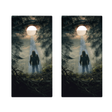 Alien Sasquatch Star Cornhole Boards