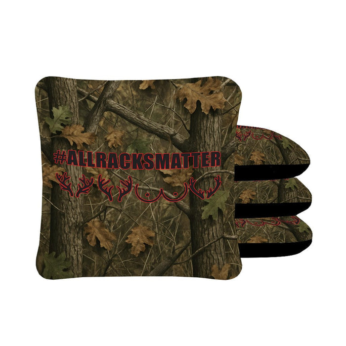 Cornhole Bag Deer Hunting "All Racks Matter" Slick and Stick Bags