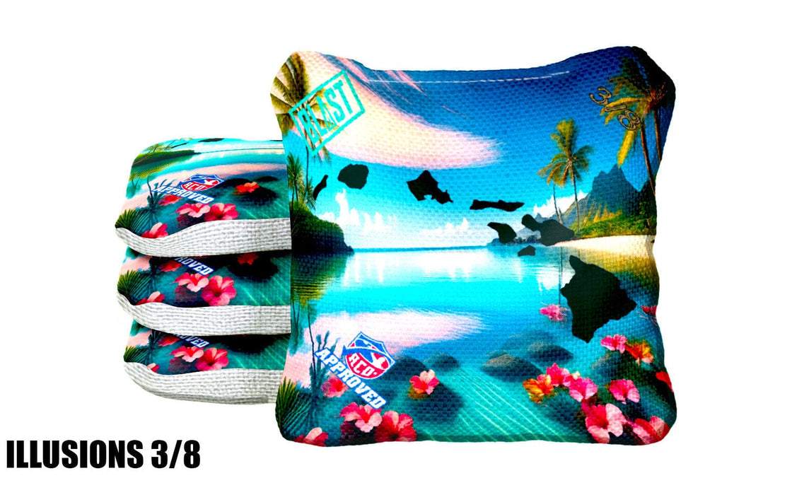 Cornhole Bag Aloha Hawaii ACO Pro Bags - All Series/Speeds Available.