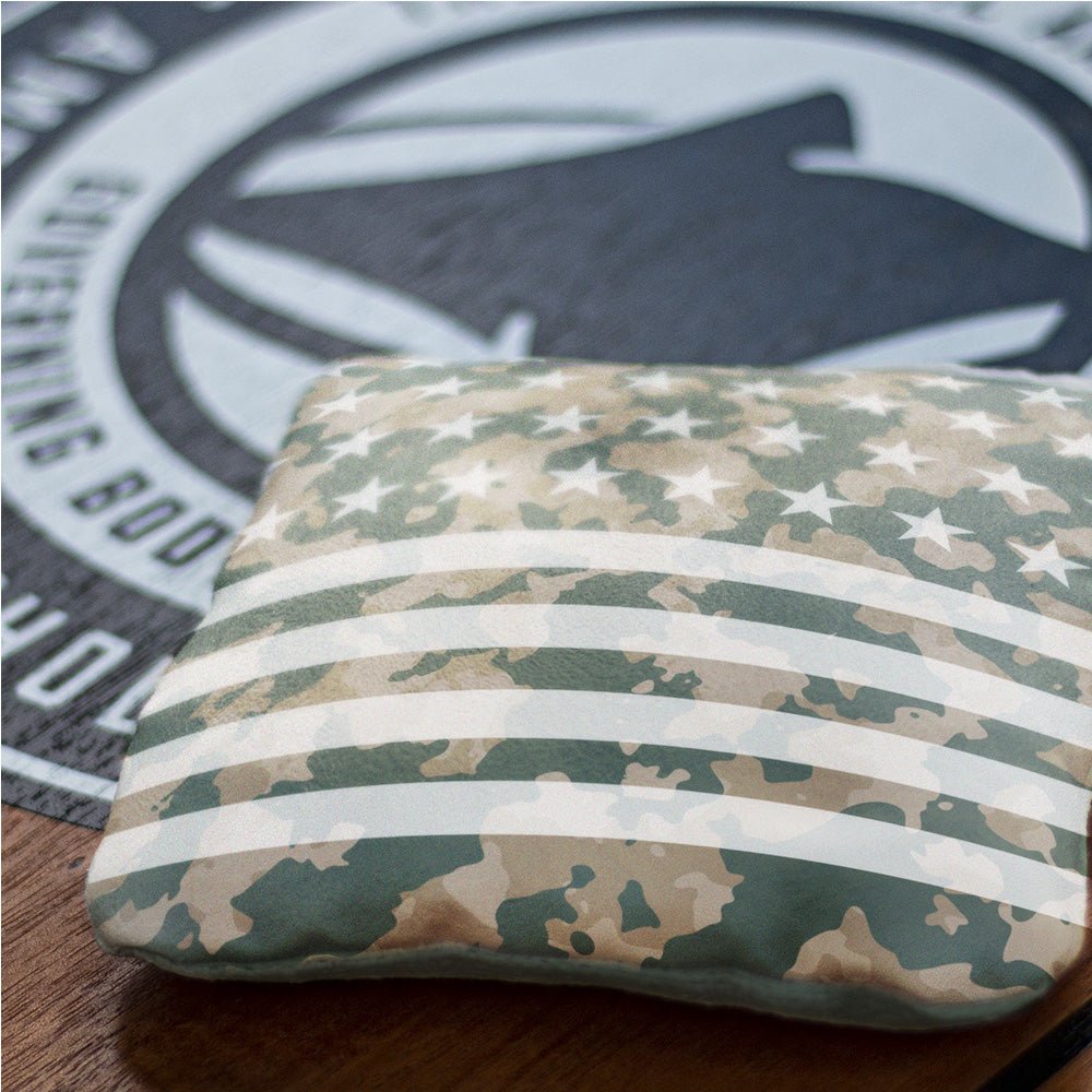 American Flag Camouflage Synergy Pro Cornhole Bags