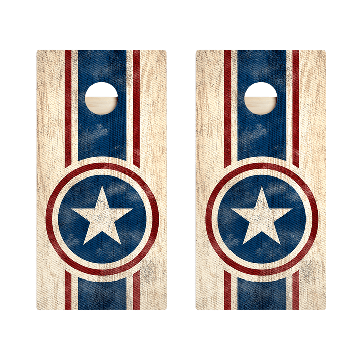 American Hero Star Cornhole Boards