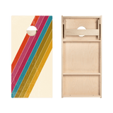 Angled Center Stripes Star Cornhole Boards