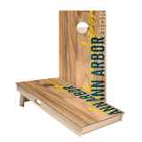 Ann Arbor Campus Gameday Star Cornhole Boards