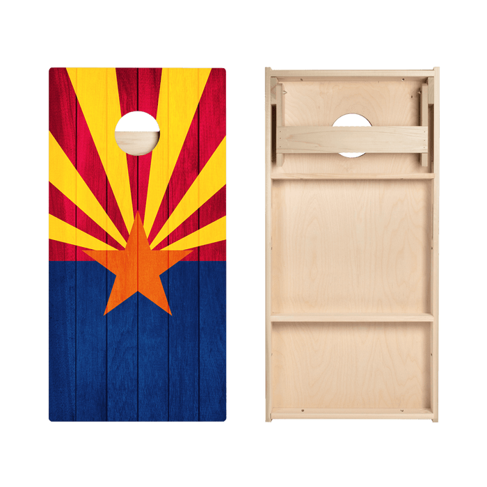 Arizona Flag Star Cornhole Boards