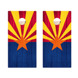 Arizona Flag Star Cornhole Boards